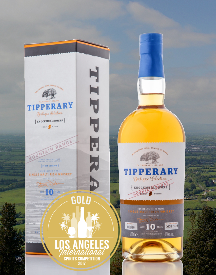 Tipperary Knockmealdowns Wins a Gold Medal at the Los Angeles International Spirits Competition!